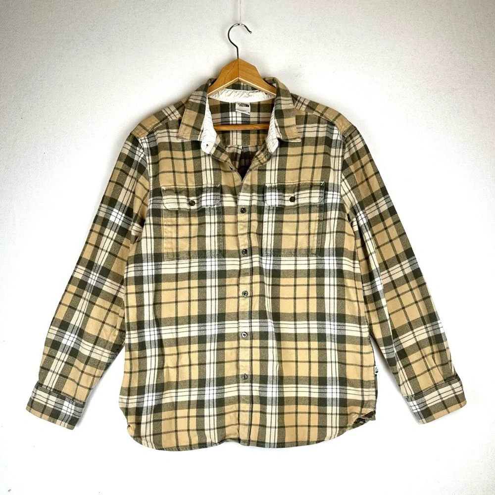 The North Face Plaid Flannel Button Down Shirt‎ Gorpcore